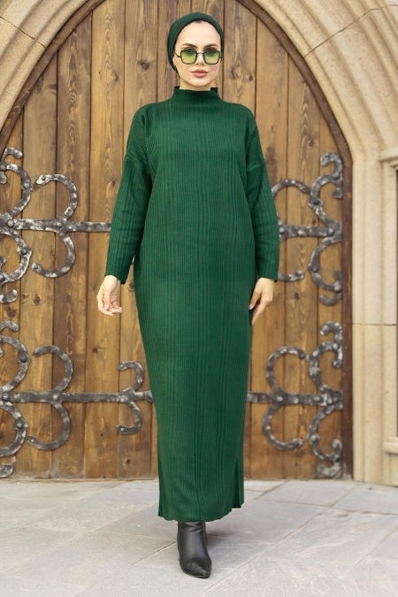 Green Sweater Dress