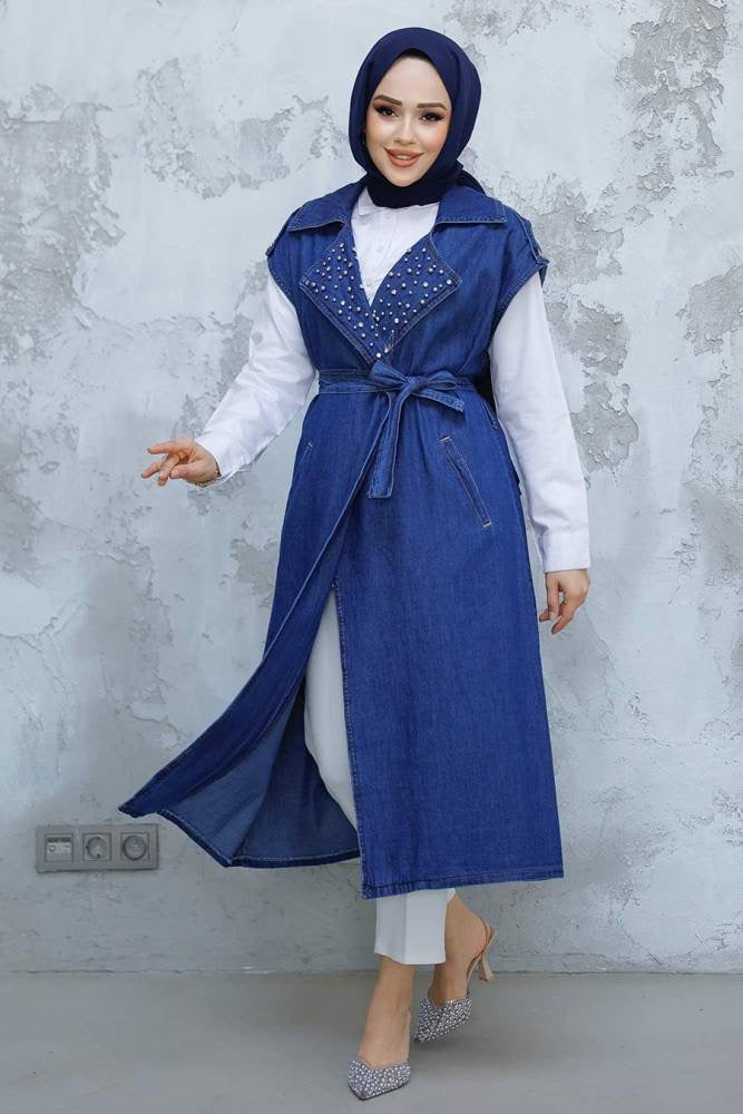 Sleeveless Denim Jacket