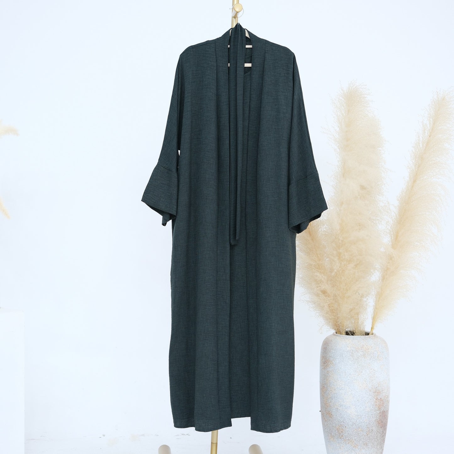 Abrar Abaya Set - Forest Green
