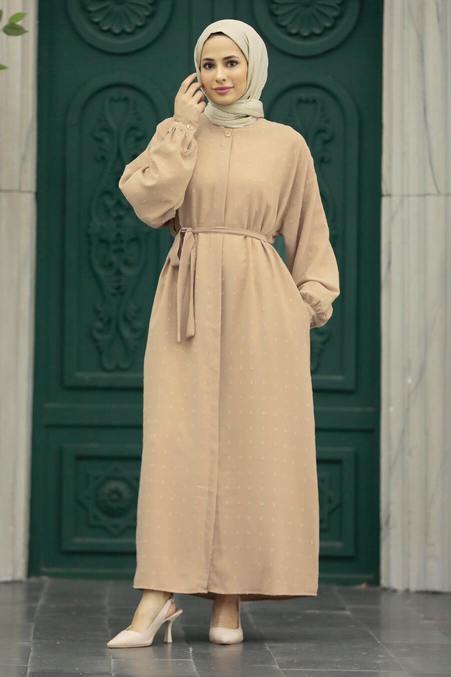 Hayat Tunic Blazer - Beige