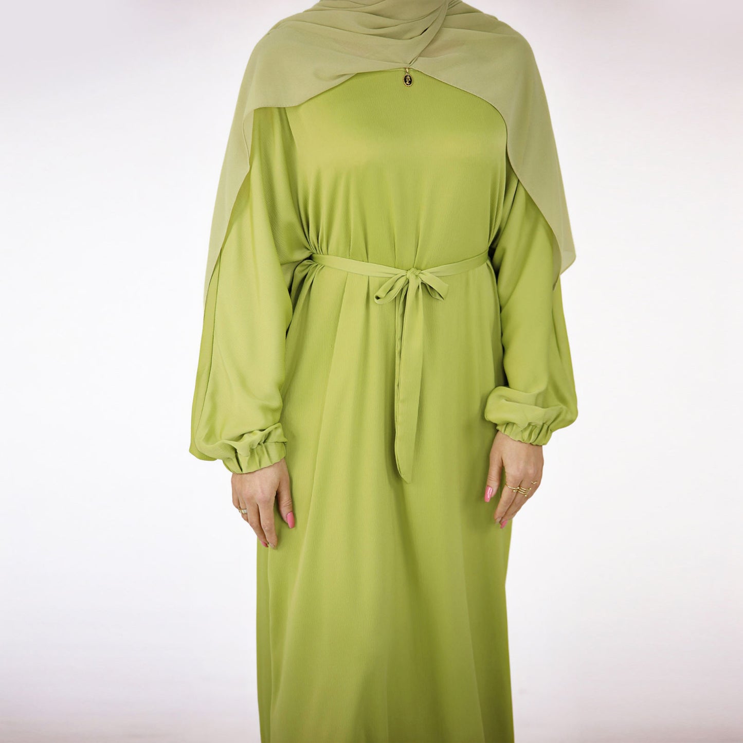 Jannah Abaya - Lime