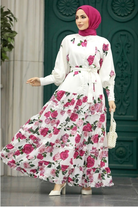 Rose Ruffle Dress