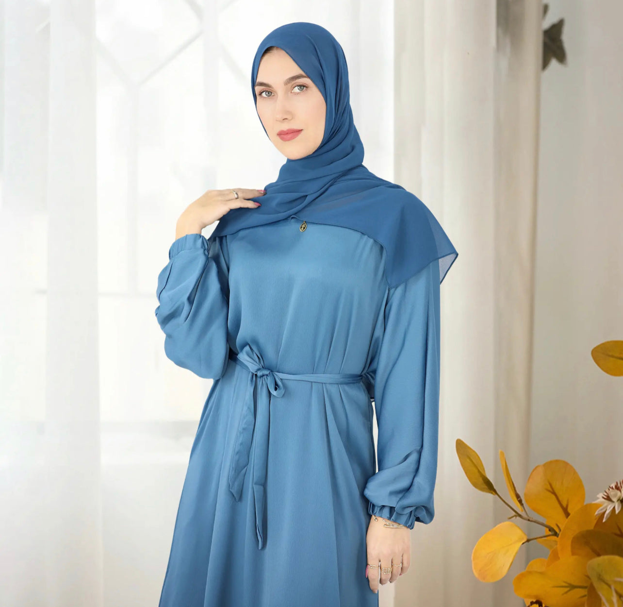 Jannah Abaya - Blue