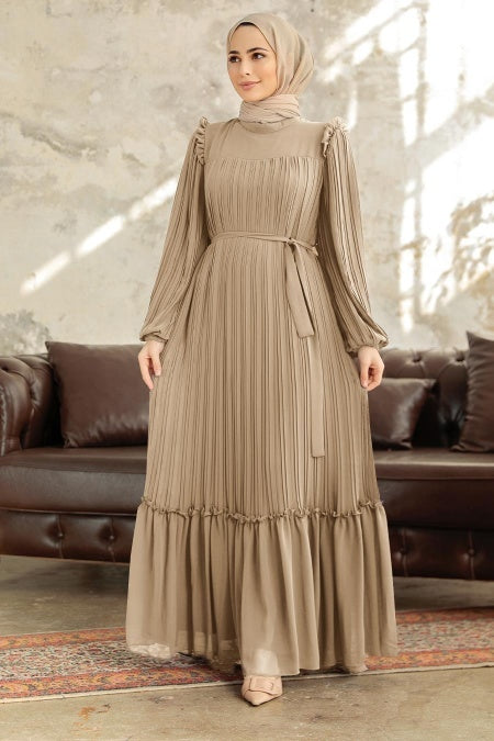 Amor Formal Dress - Beige