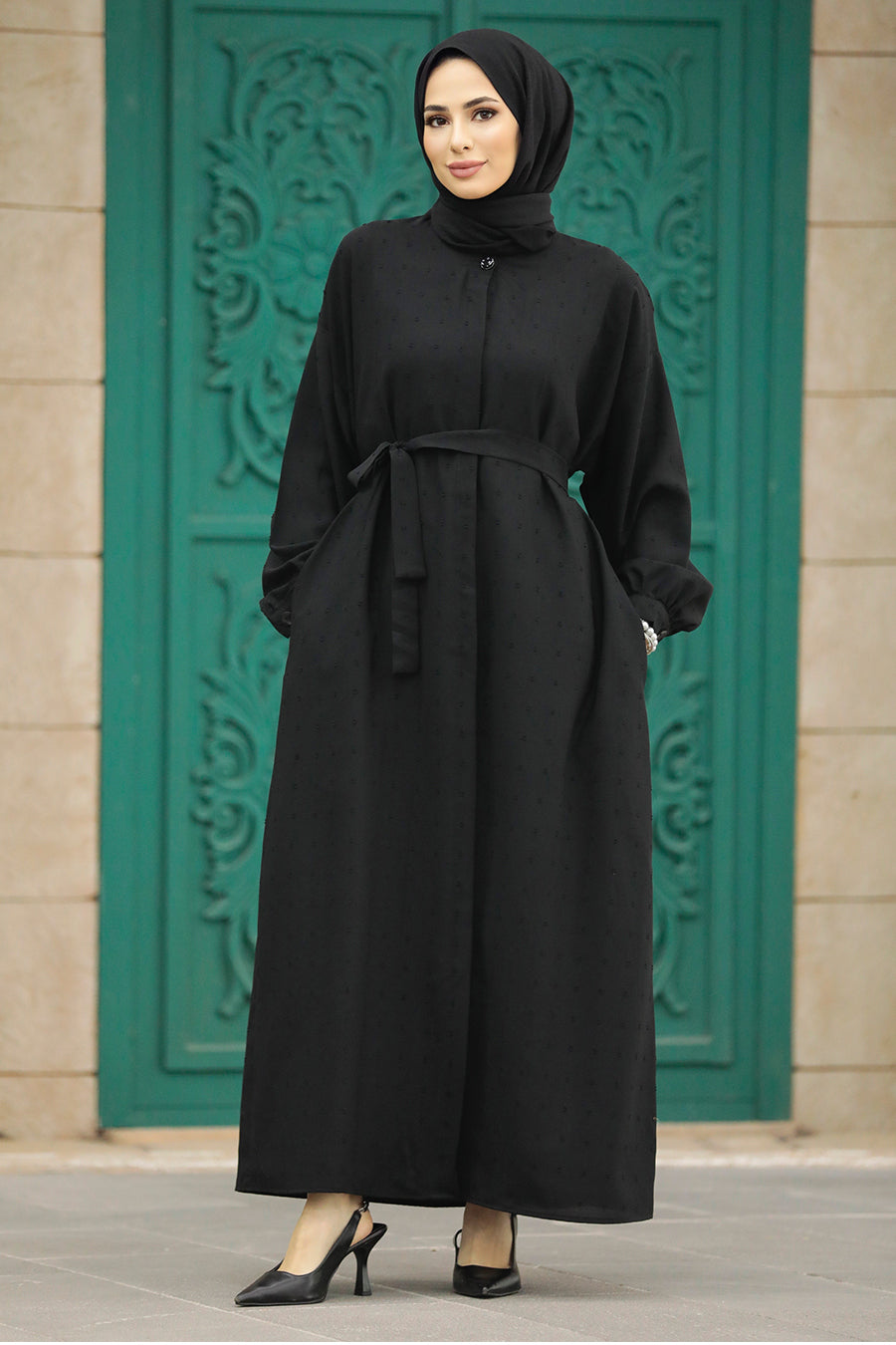 Hayat Tunic Blazer - Black