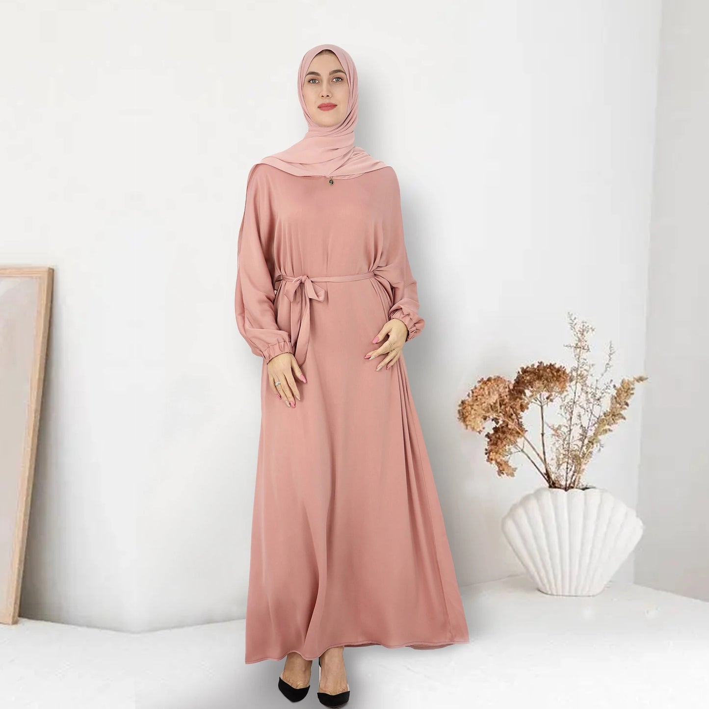 Jannah Abaya - Pink