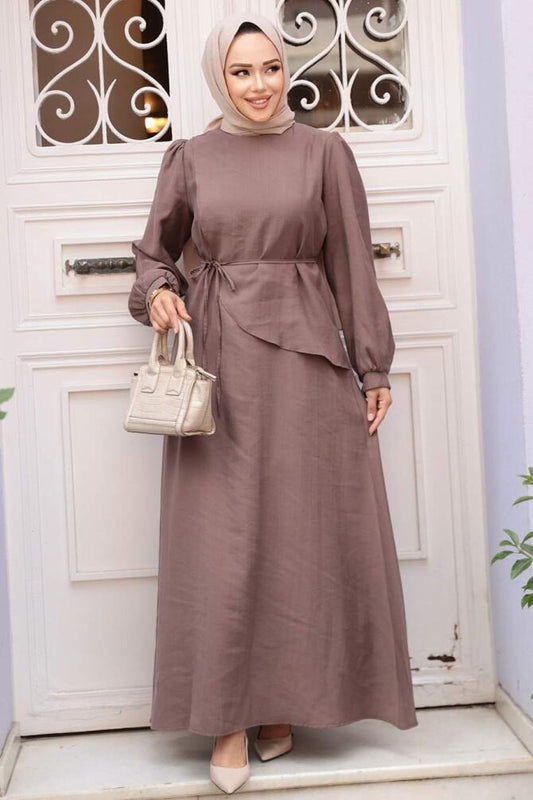 Meriana Dress - Coffee