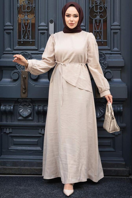 Meriana Dress - Beige