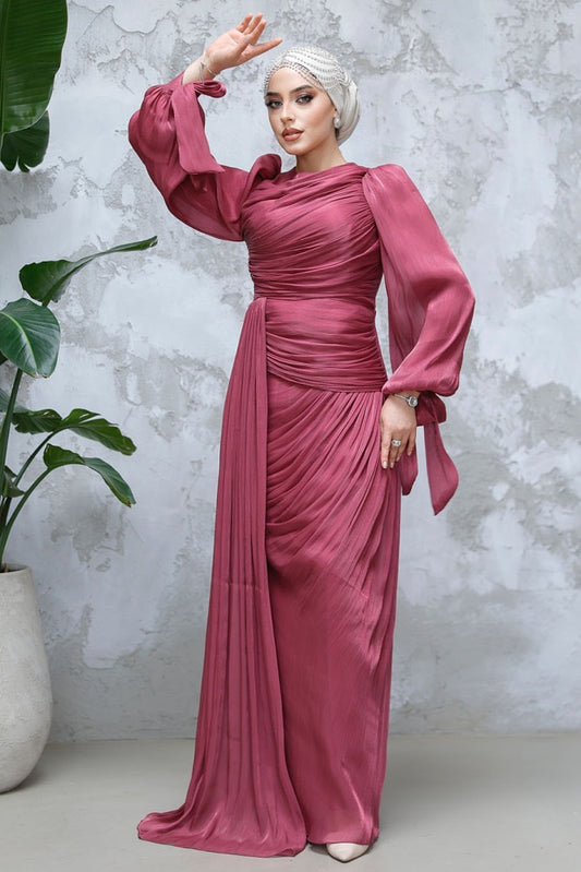 Noran Formal Dress - Rose