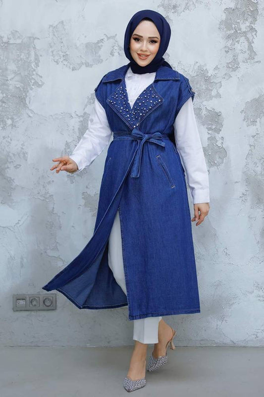 Sleeveless Denim Jacket