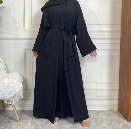 Arwa Abaya Set - Black