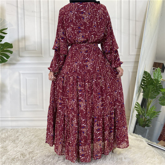 Raya Maxi Dress - Maroon