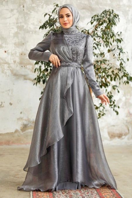 Royale Formal Gown - Silver