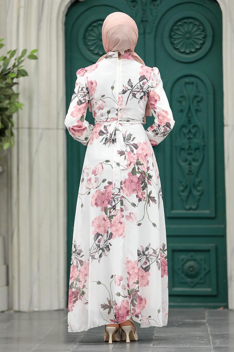 Lamya Floral Chiffon Dress