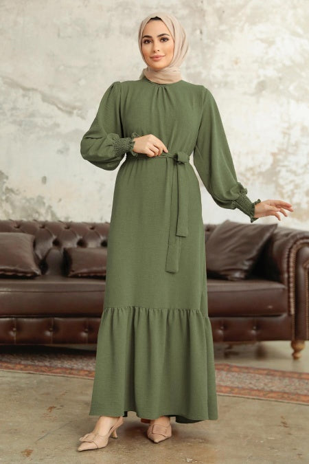 Amoora Dress - Olive